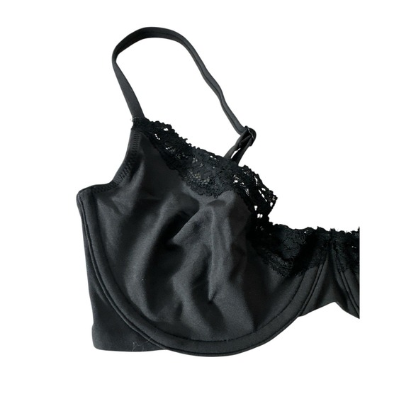 New Skims Fits‎ Everybody Lace Unlined Demi Bra Size 32 DD Onyx Black Intimates - Picture 8 of 8